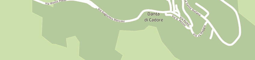 Mappa della impresa menia di menia cacciator tiziano e c snc a DANTA DI CADORE