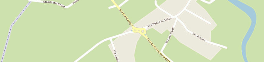 Mappa della impresa kristalia s r l a BRUGNERA