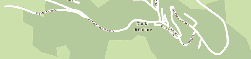 Mappa della impresa edildanta dei flli doriguzzi d e d a DANTA DI CADORE