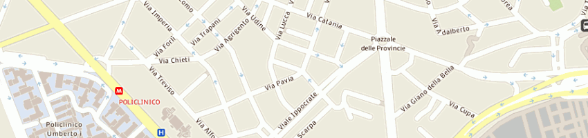 Mappa della impresa gan societa' a responsabilita'limitata a ROMA
