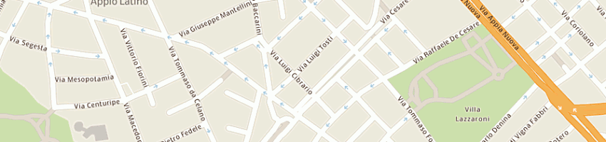 Mappa della impresa nova siett services srl a ROMA