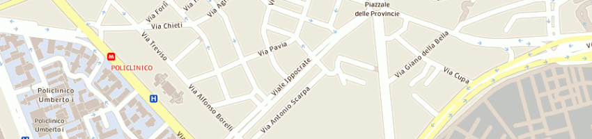 Mappa della impresa foschi raffo vittorugo a ROMA