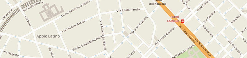Mappa della impresa cerroni paolo a ROMA