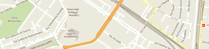 Mappa della impresa andromaca srl a ROMA