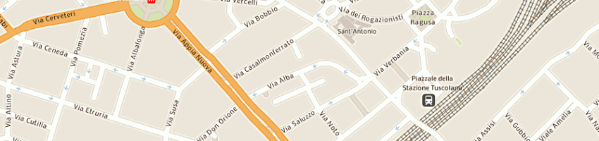 Mappa della impresa computer service sas di menichelli giacomo e c a ROMA