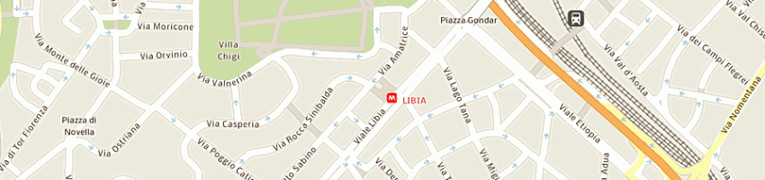 Mappa della impresa scanet sas a ROMA