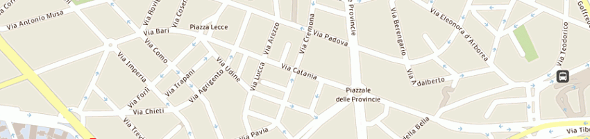 Mappa della impresa bar pasticceria del picchia di gianese lorenza a ROMA