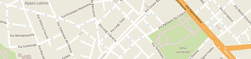 Mappa della impresa ing a giambrocono e csrl a ROMA