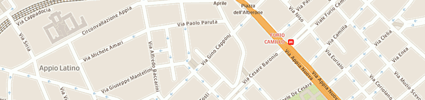 Mappa della impresa baby culla l belli a ROMA