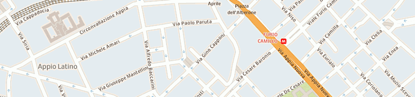 Mappa della impresa fashion body snc di rinaldi francesca e c a ROMA