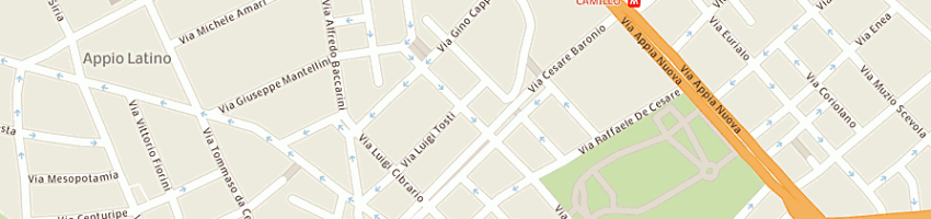 Mappa della impresa pulcini filippo a ROMA