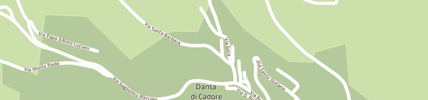 Mappa della impresa de barba giuseppe a BELLUNO
