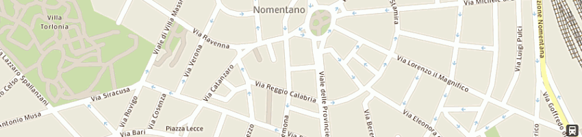 Mappa della impresa l'orsetto srl a ROMA