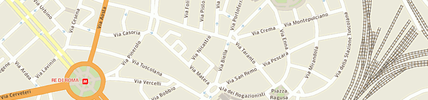 Mappa della impresa pilorusso guido a ROMA