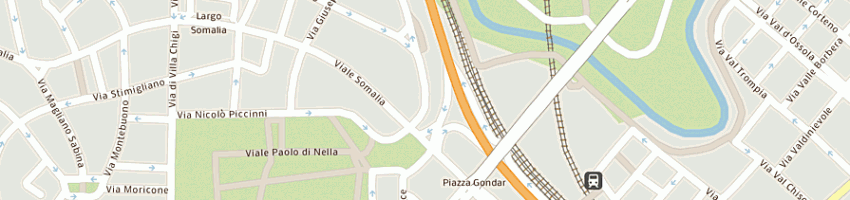 Mappa della impresa diva - srl a ROMA