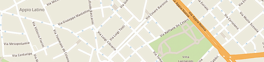 Mappa della impresa cervellini alfredo a ROMA