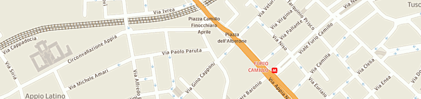Mappa della impresa d'ambrogi cesare a ROMA