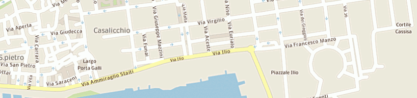 Mappa della impresa cordaro francesco paolo a TRAPANI