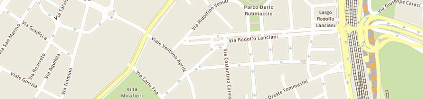 Mappa della impresa nova sem sasdi alessandro soldo e c a ROMA