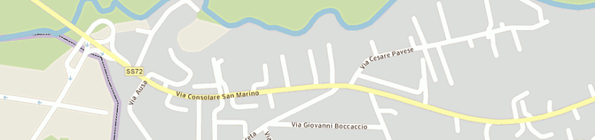 Mappa della impresa new grafic plast srl a CORIANO
