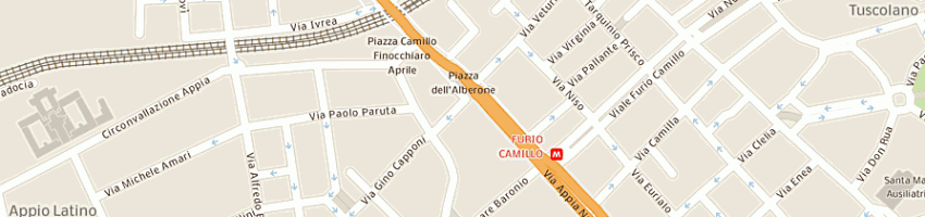 Mappa della impresa paperinick di simona mancini a ROMA