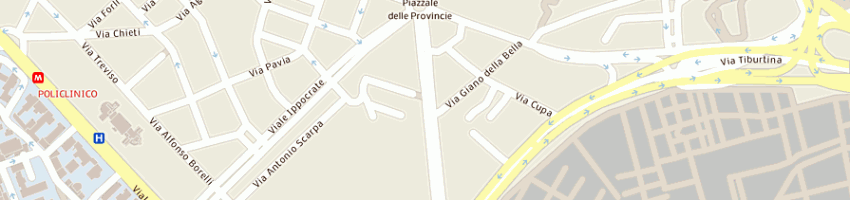 Mappa della impresa auto carrozzeria comet snc a ROMA