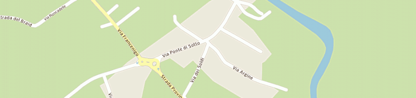 Mappa della impresa scotta' claudio a BRUGNERA