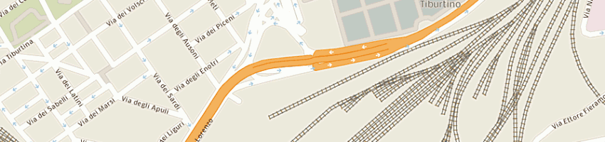 Mappa della impresa intesa service srl a ROMA