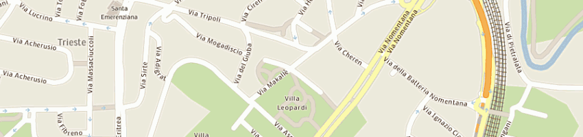 Mappa della impresa centro sociale anziani a ROMA