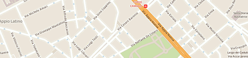 Mappa della impresa bcs vannucci di badoni enrico e c (sas) a ROMA