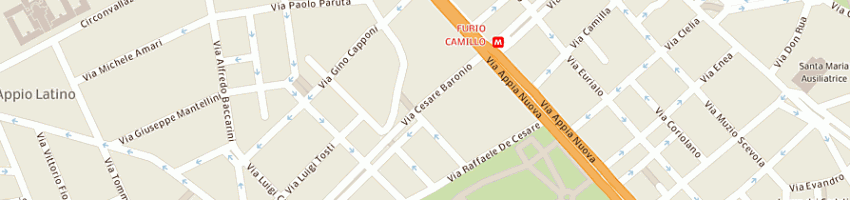 Mappa della impresa borzi' salvatore a ROMA