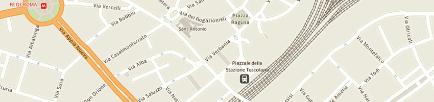 Mappa della impresa ansidei italo a ROMA