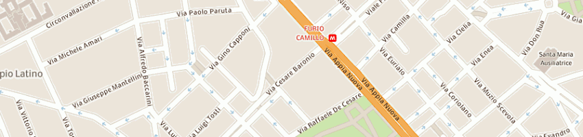 Mappa della impresa eurofrutteria sas di abdul k e shiddiky m ali a ROMA