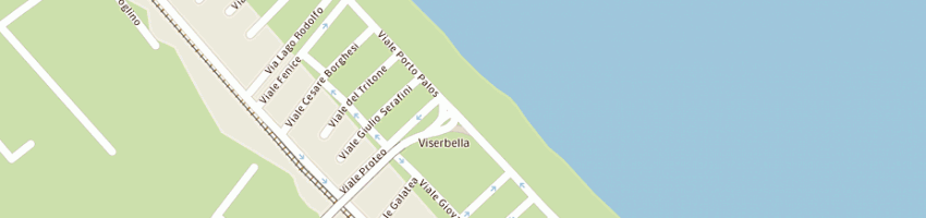 Mappa della impresa albergo biagini a RIMINI