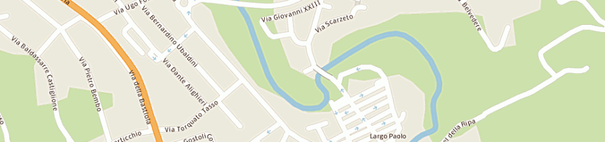 Mappa della impresa cave metauro (srl) a URBANIA