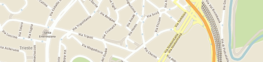 Mappa della impresa chistolini guido a ROMA