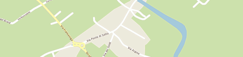 Mappa della impresa autofficina al ponte di celotto a e verardo c snc a BRUGNERA