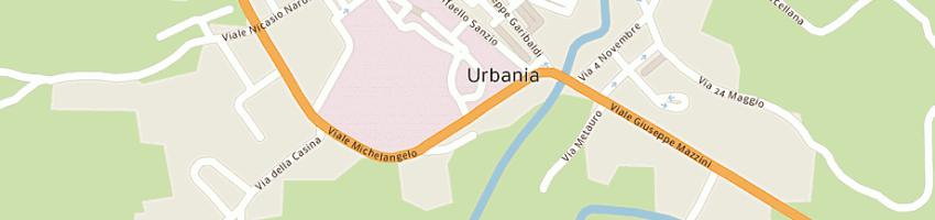 Mappa della impresa poste italiane spa a URBANIA