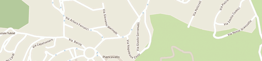 Mappa della impresa municipio a AVIANO