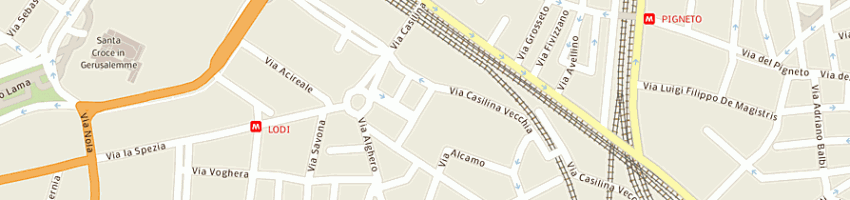 Mappa della impresa cisa a ROMA