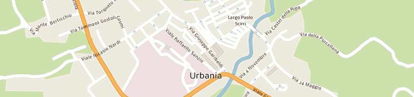 Mappa della impresa nuova ascom servizi srl a URBANIA