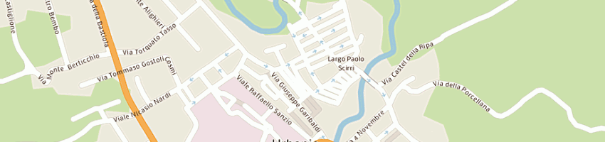 Mappa della impresa market tina di catani g franco e c snc a URBANIA