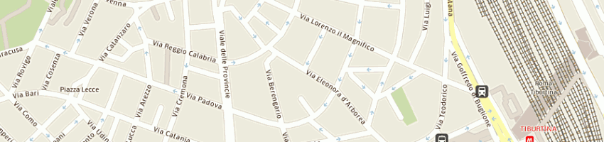 Mappa della impresa sb pellicceria di stefano sgrulletti e c societa' in nome collettivo a ROMA