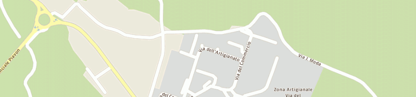 Mappa della impresa top plast snc di soligon cesare e pierasco stefano a ODERZO