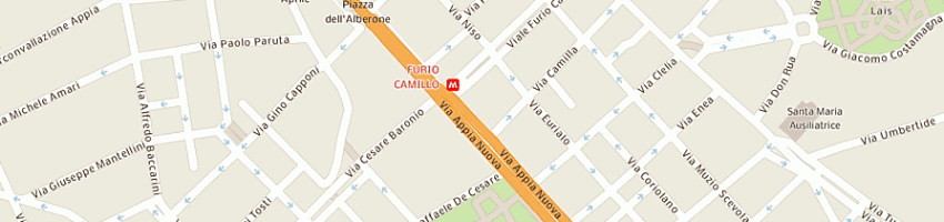 Mappa della impresa canali alessandro a ROMA