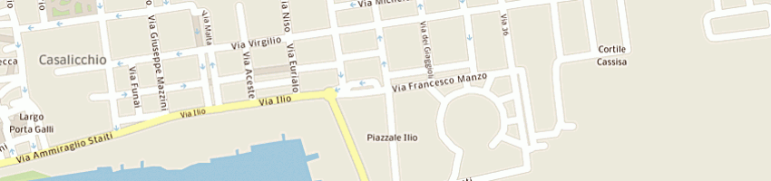 Mappa della impresa basket trapani srl a TRAPANI