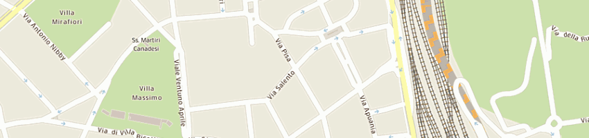 Mappa della impresa marchio costruzioni generali srl a ROMA