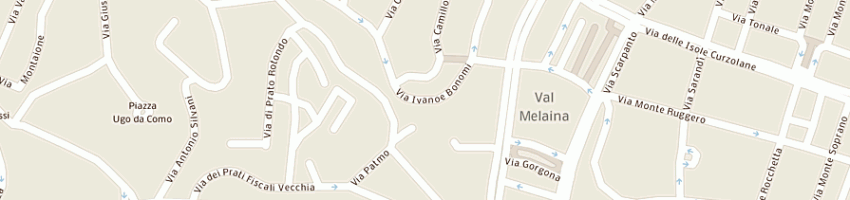 Mappa della impresa centroclima canale srl a ROMA