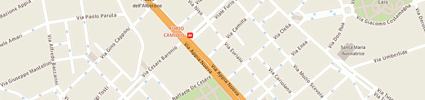 Mappa della impresa progresso snc di zazza maurizio e c a ROMA