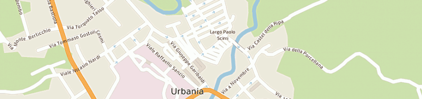 Mappa della impresa assicurazioni bls snc a URBANIA